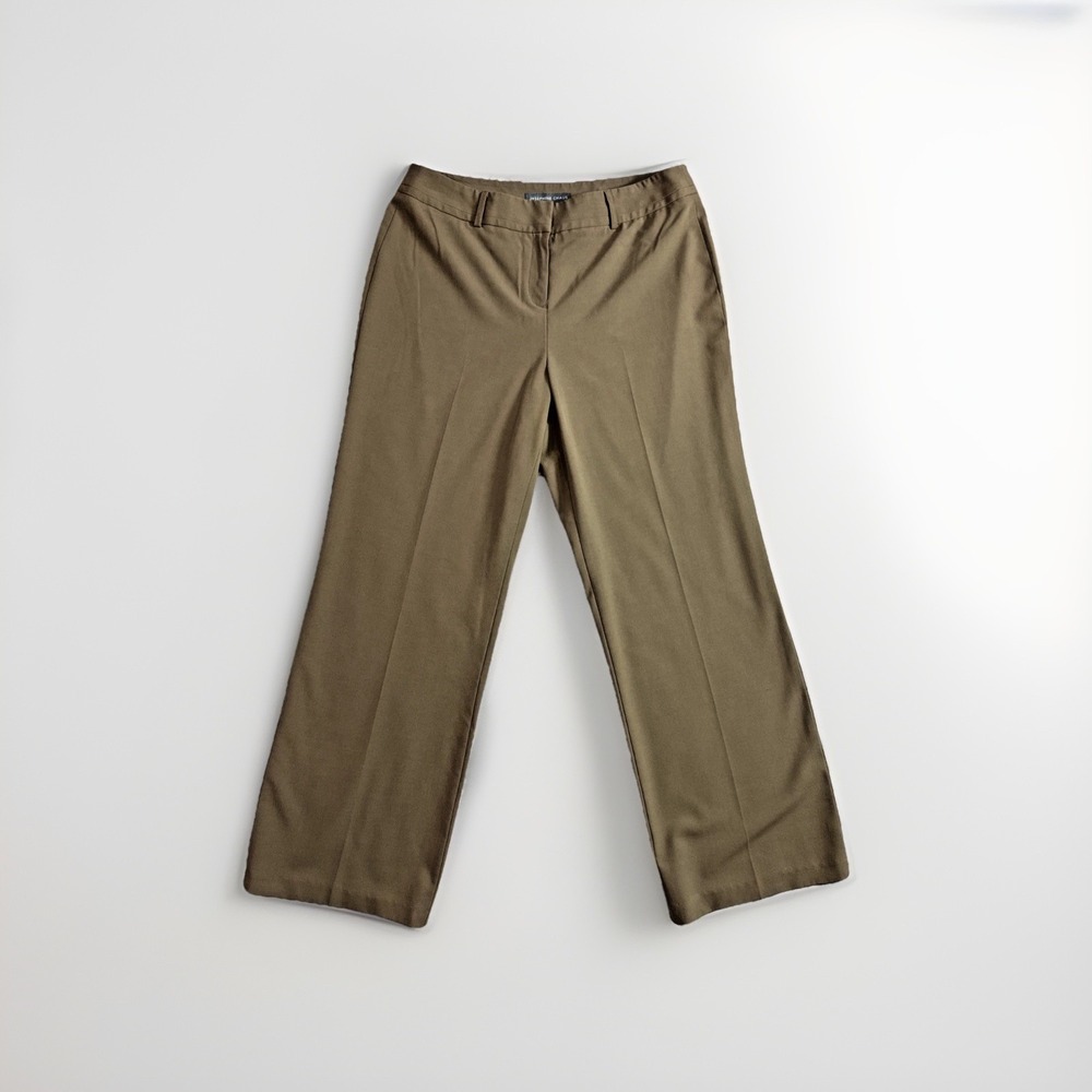 Josephine Chaus Womens Dress Pants Size‎ 14 Tan Wide Leg Career Work Slacks
